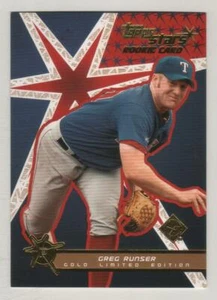 2001 Topps Stars Gold #182 Greg Runser Texas Rangers RC ###/499 BV$1.50 - Picture 1 of 1