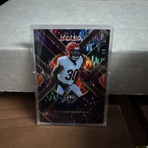 2024 Wild Card Auto Mania RC Chase Brown #1/1! ONE OF ONE SCHWARZ! BENGALS RB STAR - Bild 1 von 1