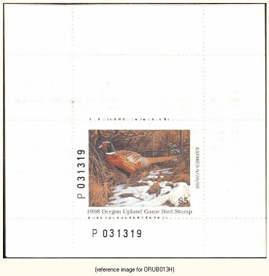 D2K Oregon Upland Bird 1998-9 $5 Hunter - Image 1 of 1