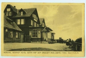 GASTHOF HOTEL GOTHA GROSSER INSELSBERG THURINGER GERMANY VINTAGE POSTCARD 052521 - Picture 1 of 2