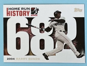 2006 Topps Baseball BARRY BONDS HR Home Run History Insert #682 Giants - Picture 1 of 2