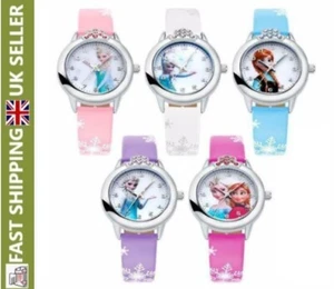 Children's Frozen Watch Cartoon Steel Bracelet Kids Princess Gift Kid Elsa Anna - Picture 1 of 12