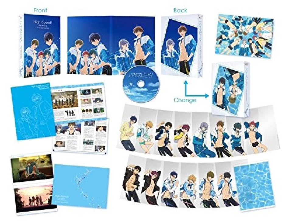 New High Speed The Movie Free Starting Days First Limited Edition Blu-ray Japan - Image 1 of 2