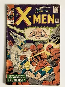 X-men 15 Comic Book 1965 1st App Master Mold Beast Origin Marvel Sentinels - Picture 1 of 11