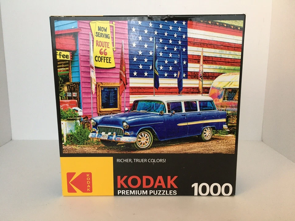 Puzzle Kodak Premium 1000 Piezas "Ruta 66" **Completo** Foto 1 de 4