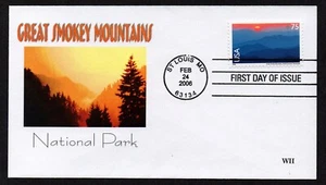 USA, SCOTT # C140, WII FDC COVER OF 2006 GREAT SMOKEY MOUNTAINS, NATIONAL PARK - Picture 1 of 1