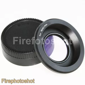 M42 screw mount lens to Nikon F adapter infinity glass D4 D4S Df D610 D800 D7100 - Picture 1 of 2