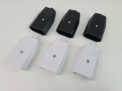 SP-ELECTRONIC 6 x Euro Kupplung 3 x schwarz + 3 x weiß Euro Kupplung Euro Flachkupplung 6 Stk