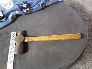 Vtg Blue Point Tools BP48 48 oz Wooden Handle Ball Peen Auto Body Gasket Hammer - Picture 1 of 10