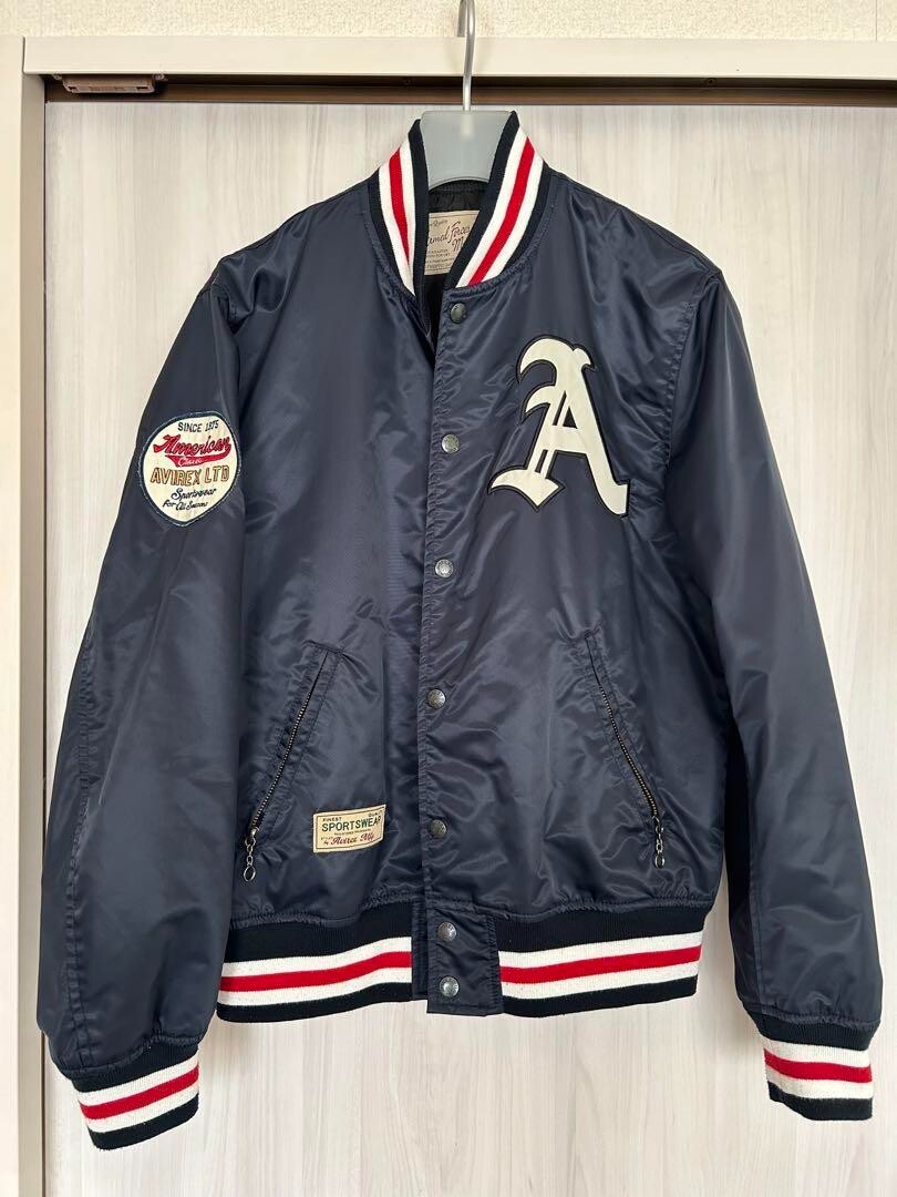 新品 AVIREX X OMG Varsity Jacket size M Avirex Varsity Jacket In