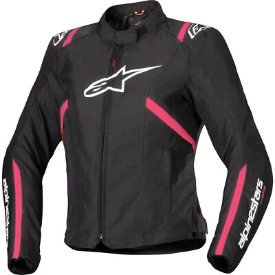 Damen Motorrad Jacke DM - Alpinestars Stella T-SPS V2 WP - schwarz-weiß-pink - Bild 1 von 3