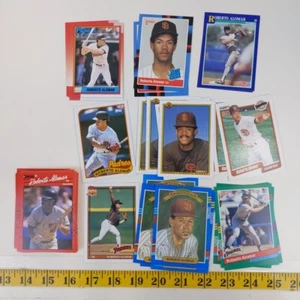 Roberto Alomar Baseball Cards 47 Rookie RC Donruss Topps Bowman anni 90 Padres - Foto 1 di 5