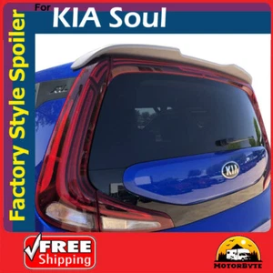 Roof Spoiler For Kia Soul 2020+ Painted B3A Neptune Blue Pearl Metallic - Bild 1 von 2