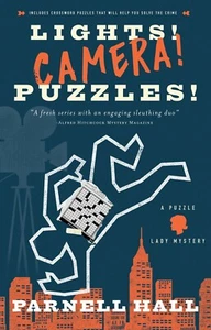 New cozy Mystery! Lights! Camera! Puzzles! by Parnell Hall (ARC) - Foto 1 di 1