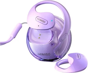 HOT! MS152 True Wireless Open EarHeadphones Bluetooth (Purple) - Picture 1 of 8