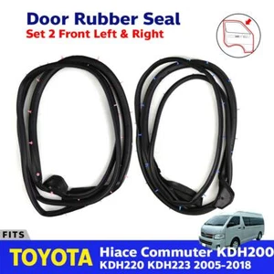 For Toyota Hiace Commuter KDH22 KDH200 2005-18 Door Rubber Seal Front LH+RH EBGO - Bild 1 von 7