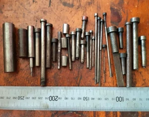 30x Ejector PINS Dower straight & Taper pins assorted sizes (1/16-3/4") DME - Imagen 1 de 3