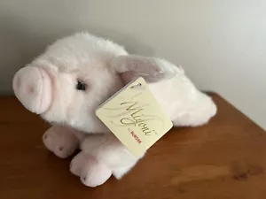 Miyoni by Aurora Plush Pink Piglet Pig 9" Item #10897 Realistic New With Tags - Picture 1 of 7