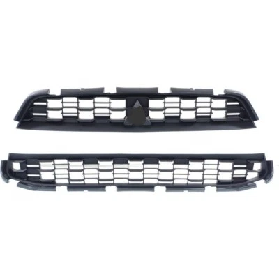 Juego de 2 piezas para parachoques delantero rejilla superior inferior para Outlander Sport ASX RVR 2013-15 Foto 1 de 4