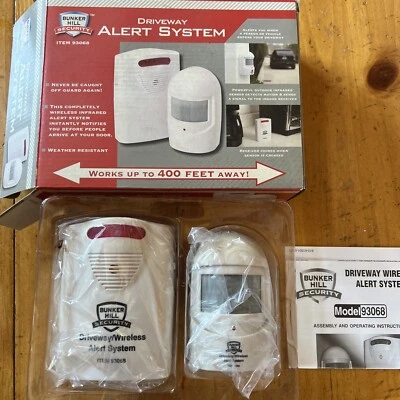 NIB Bunker Hill Security Wireless Driveway Alert System #93068  - Image 1 of 4