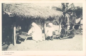 PC CONGO BELGA hermana misión visitando a los enfermos década de 1920 - Imagen 1 de 2
