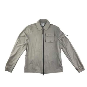 Forty jacket adult size XS light beige full zipper collared - Picture 1 of 11