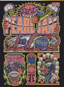 PEARL JAM POSTER LOS ANGELES CALIFORNIA 5/22/2024 LA FORUM SCHOMMER DARK MATTER - Picture 1 of 4