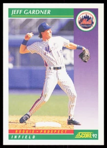 1992 Score 869 Jeff Gardner New York Mets - Picture 1 of 2