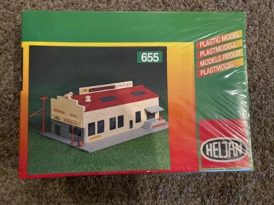 HELJAN/CON-COR N SCALE U/A "PRINTING WORKS" PLASTIC MODEL KIT #655 - Image 1 of 4