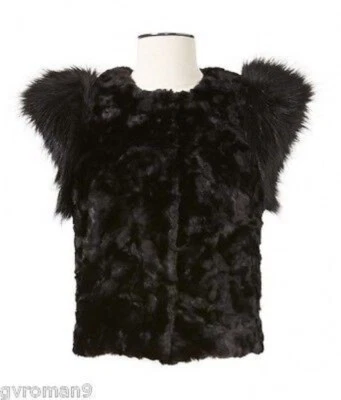 Chaleco para mujer Skaist Taylor negro de piel sintética Neiman Marcus Target XS S M L grande XL Foto 1 de 3