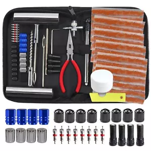 Tire Repair Kit, 68pcs Heavy Duty Tire Plug Kit, Universal Tire Repair Tools - Picture 1 of 7