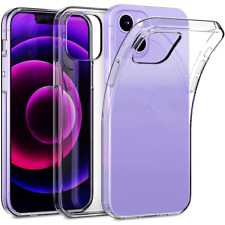 For iPhone 13 Pro 12 11 Pro Max XS SE 2 Slim Silicone Soft Clear TPU Case Cover