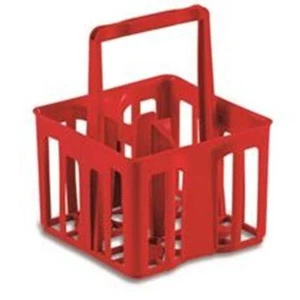CESTELLO PORTABOTTIGLIE DA 4 POSTI PER BOTTIGLIE 2 LT IMPILABILE FERR 122337 - Foto 1 di 1