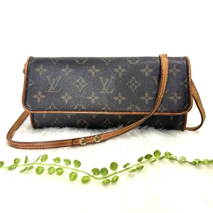 LOUIS VUITTON Monogram Pochette Twin GM Shoulder Bag M51852 LV Auth - Picture 1 of 22