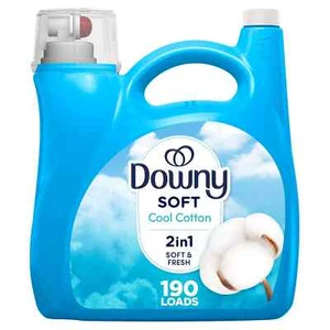 New Downy Liquid Fabric Softener, Cool Cotton Scent, 140 Fl Oz - Picture 1 of 7