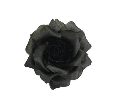 Broche M&S Schmalberg 3,5" seda rosa tecido artificial flor - AmericanMade - Imagem 1 de 2