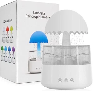 Cloud Rain Humidifier for Bedroom Essential Oil Diffuser with 7 Colors LED Light - Picture 1 of 8