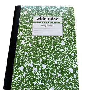 Staples Wide Ruled Green Marble Composition Book 100 Sheet Home School Supplies - Picture 1 of 7