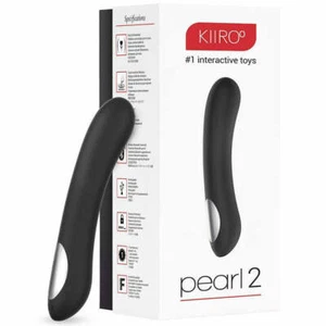 Kiiroo Pearl 2 Interactive G Spot Vibrator Rechargeable Pearl2 Sex Toy Black - Picture 1 of 2
