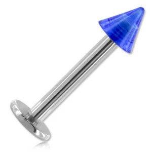 Micro labret acier chirurgical pointe fluo unie - Imagen 1 de 11