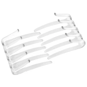 Parcelona French Crab Interlocking Medium Celluloid Hair Side Comb for Women - Picture 1 of 24