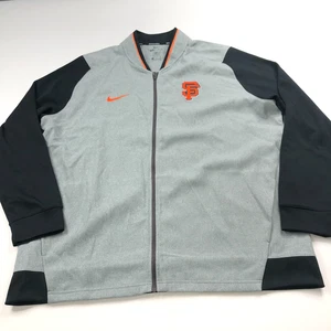 Nike San Francisco Giants MLB Jacket Mens Medium Gray Black Full Zip XL - Picture 1 of 10