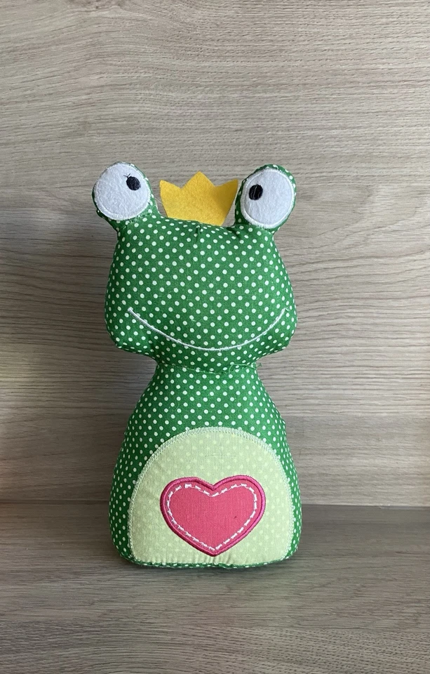 Türstopper Figur Froschkönig Frosch Stoff - Bild 1 von 1