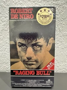 Raging Bull VHS W/ CBS FOX Watermarks 1984 Sealed Robert DeNiro HTF - Picture 1 of 9