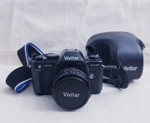 Vivitar V3800N 35mm Film camera with 50mm F 1.7 Lens - Vivitar Case - EXCELLENT  - Picture 1 of 13