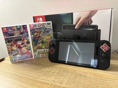 Custom Retro NES Nintendo Switch Bundle with 2 Mario Games Complete In Box - Image 1 of 4