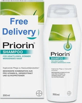 Priorin Shampoo 200ml Anti Hair Loss Prevention. For weak, thinning hair UK