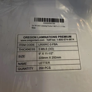 200 OREGON LAMINATIONS PREMIUM 9x11.5 - Picture 1 of 1