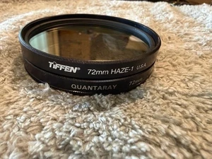 72 MM Tiffen Haze and 72 MM Quantaray Circular Polorizing Filters - Picture 1 of 4