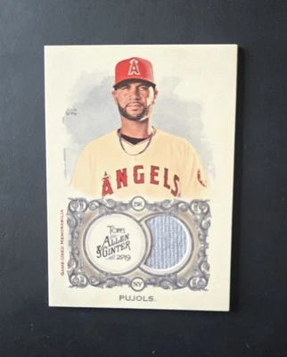 2019 Allen & Ginter Albert Pujols Game Used Jersey #FSRB-AP - Angels - Image 1 of 2